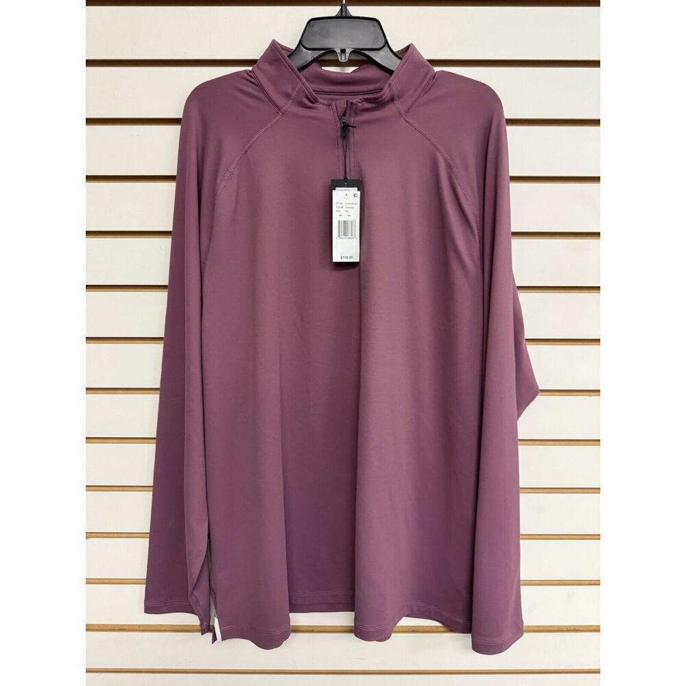 RHONE Session 1/4‎ Zip NWT XXL Tulipwood Lightweight Breathable Anti Odor